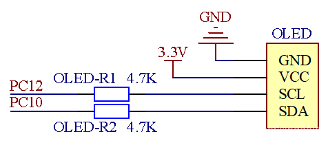 已有蜂鸣器电路与STM32F103RCT6实验板的电路图