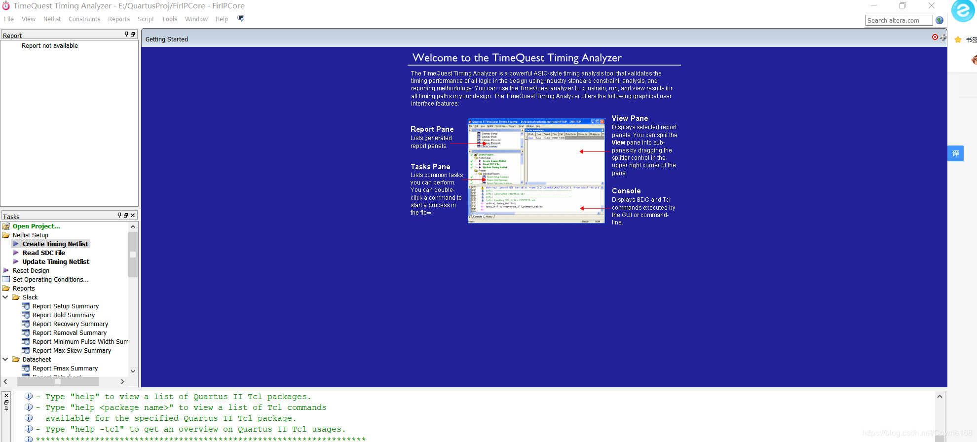 TimeQuest Timing Analyzer简单使用-CSDN博客