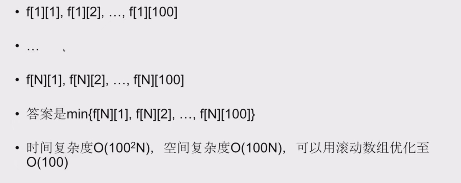 LintCode91 Minimum Adjustment Cost（最小调整代价）