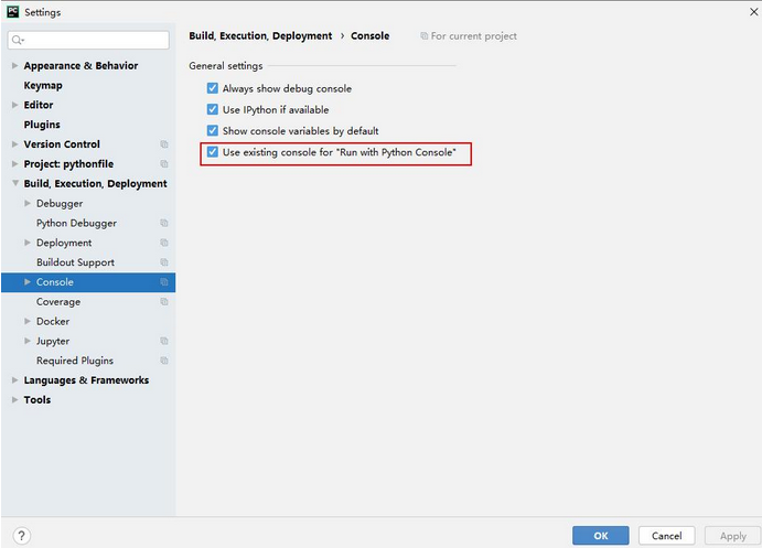 Pycharm中所有项目默认设置Run with Python Console解决方法_pycharm用到所有项目设置-CSDN博客