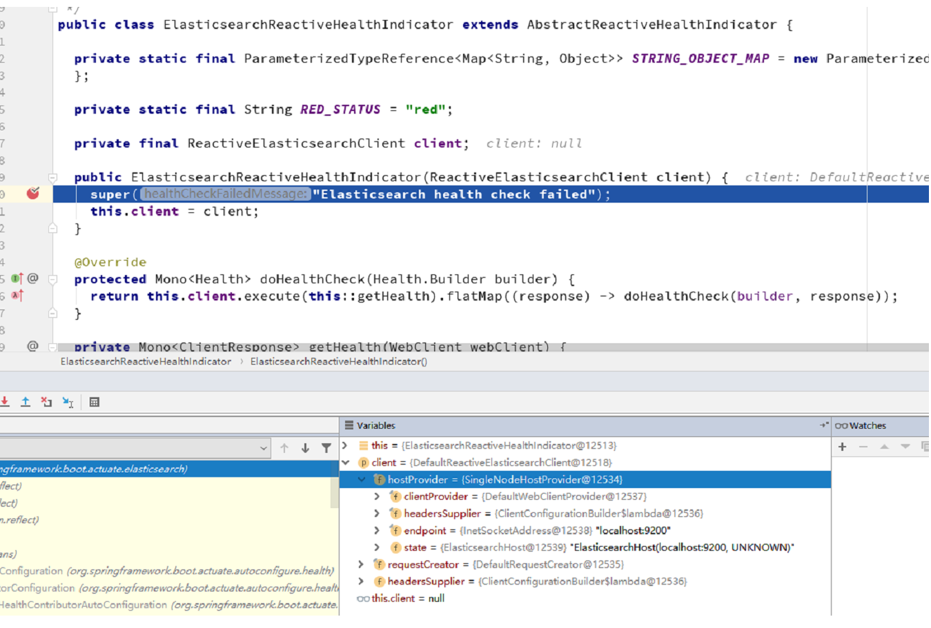 ElasticSearch健康检查localhost:9200 not reachable_host 'localhost:9200' not ...
