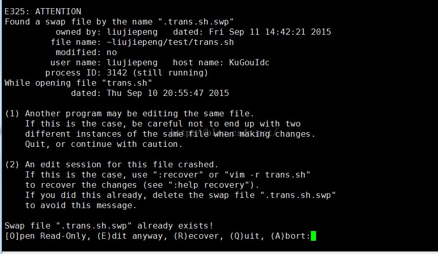 linux-vi-vim-e325-attention-found-a-swap-file-by-the-name-e325