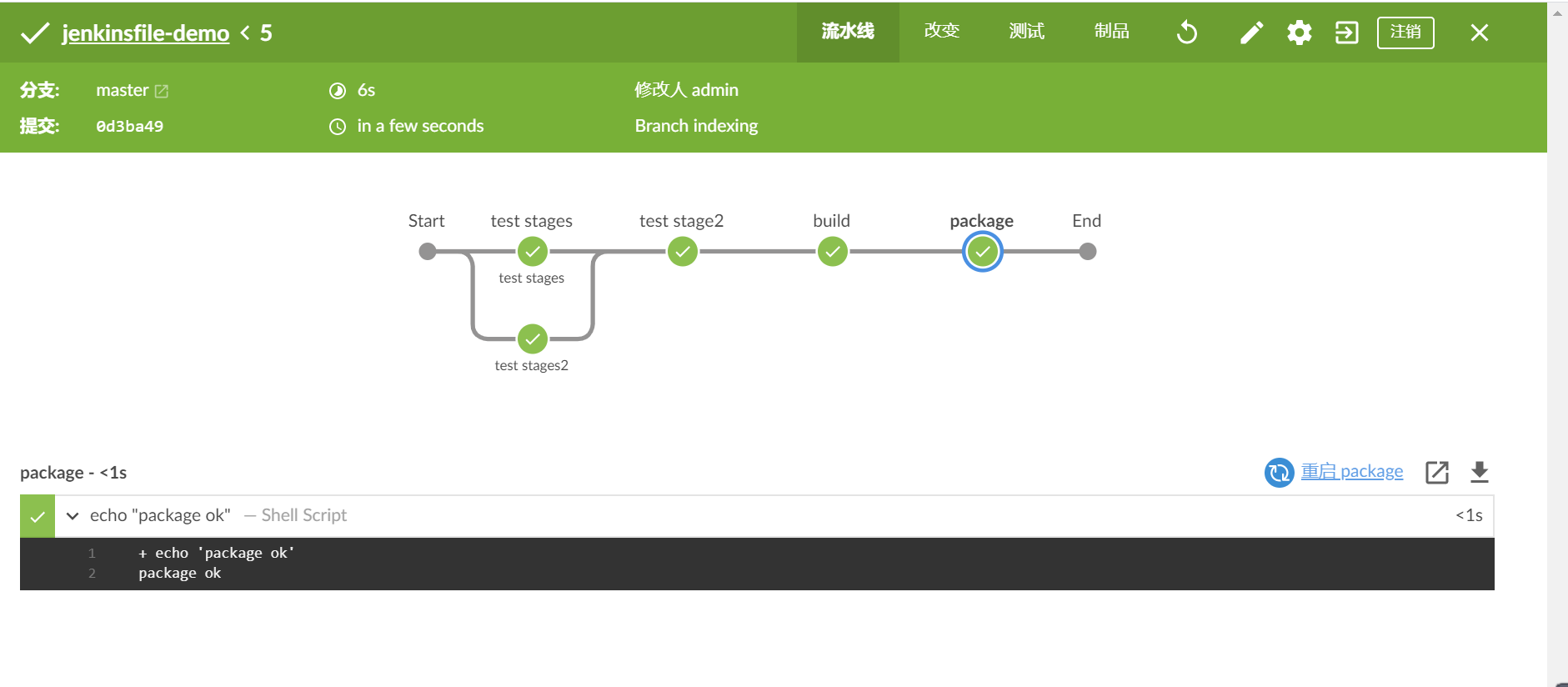 Jenkins Blue Ocean 入门_jenkins链接gitlab做ocean Blue-CSDN博客