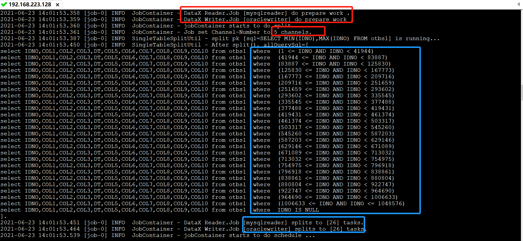 ETL异构数据源Datax_MySQL同步Oracle(全量)_07