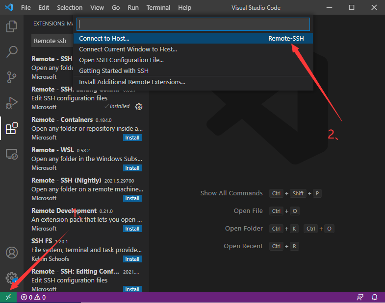 【原创】最强文本编辑型SSH工具VS Code安装Remote SSH到免密登录一步步解析