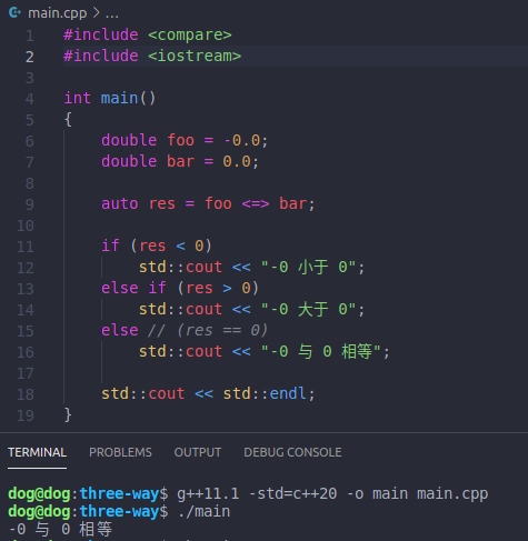 [C ++ 20] three-way comparison operator: Three-Way Comparison Operator ...