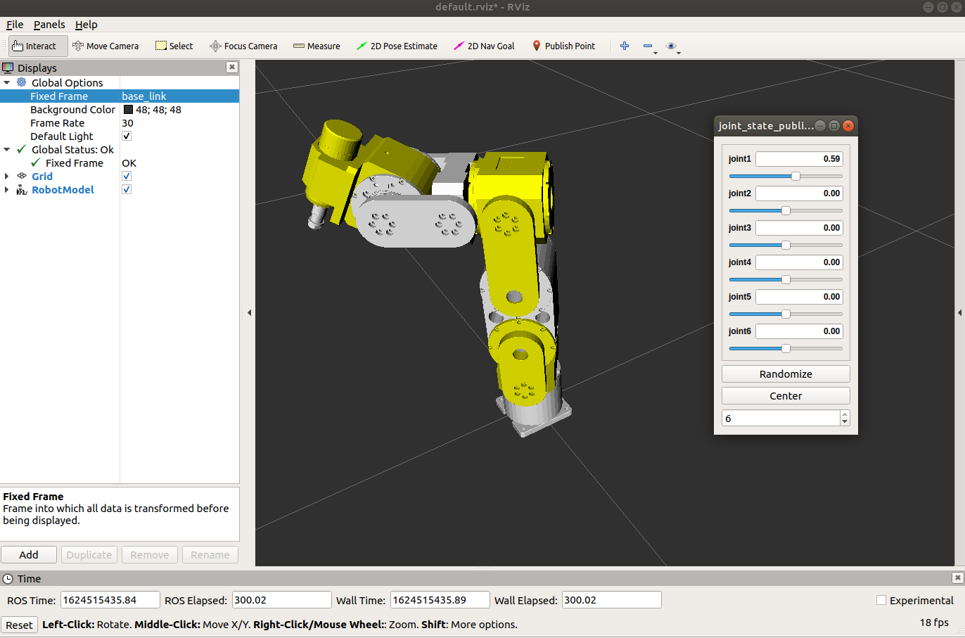 rosmelodic控制真实机械臂之urdf模型生成