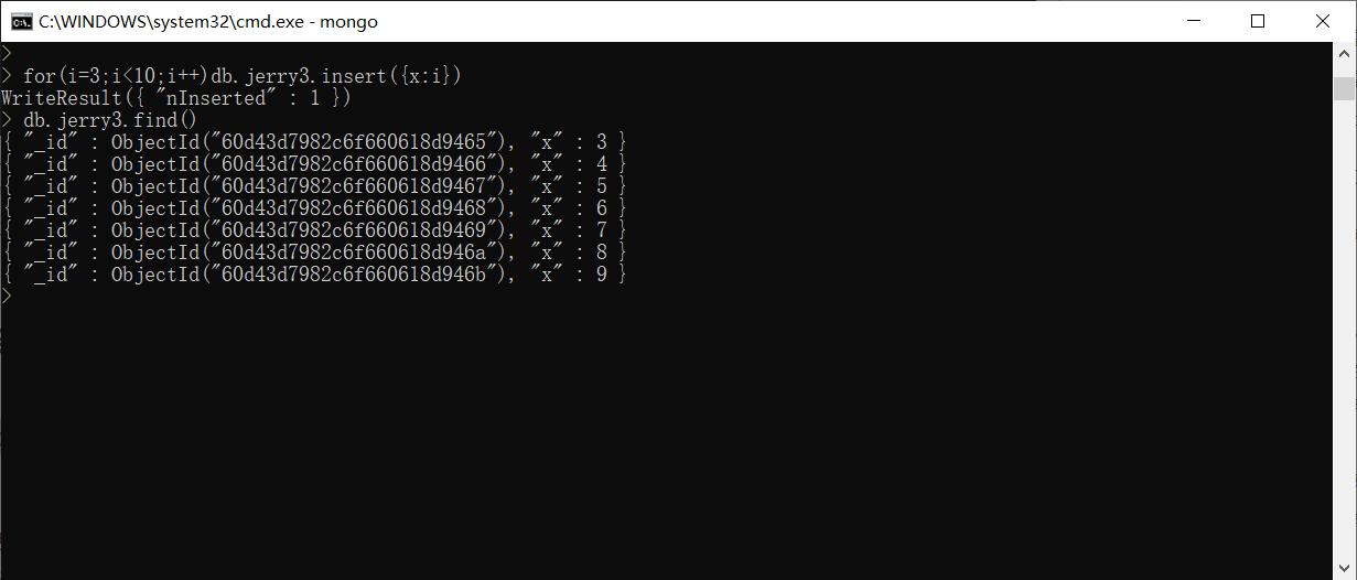 使用循环插入多条数据