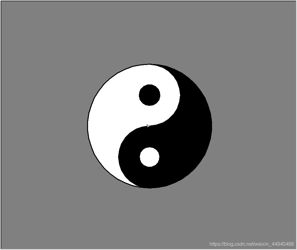 Python绘图实例33:太极图绘制_用python画太极图-CSDN博客