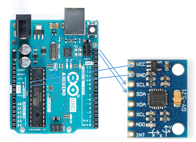 Arduino驱动MPU-6050三轴加速度+三轴陀螺仪模块_米思琪 三轴6050-CSDN博客