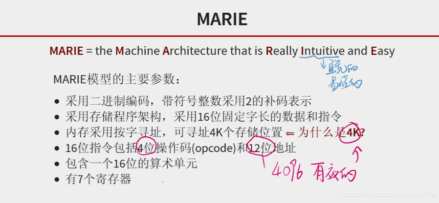 计算机组成和体系结构【4】MARIE机器_marie指令集-CSDN博客