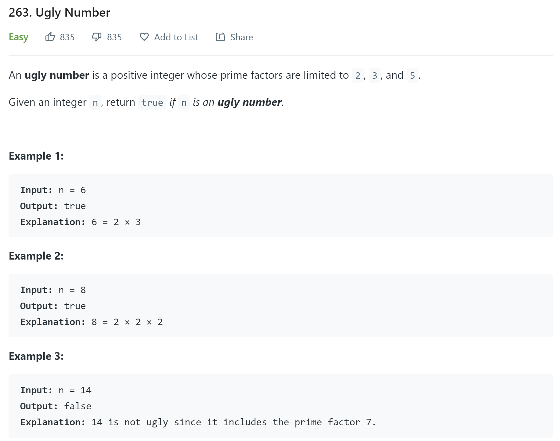 leetcode 263, 264, 1201, 313. Ugly Number I, II, III, Super Ugly Number ...
