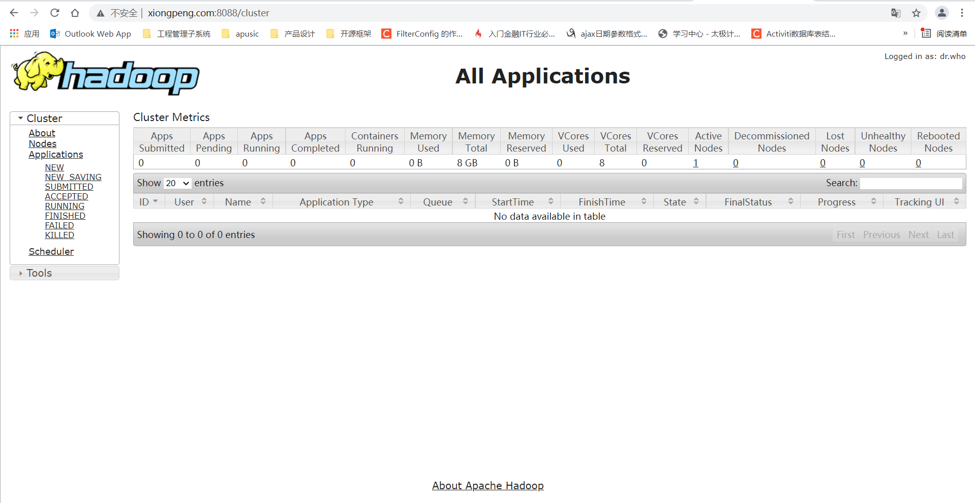 Hadoop集群环境搭建_yarndefault.xmlCSDN博客