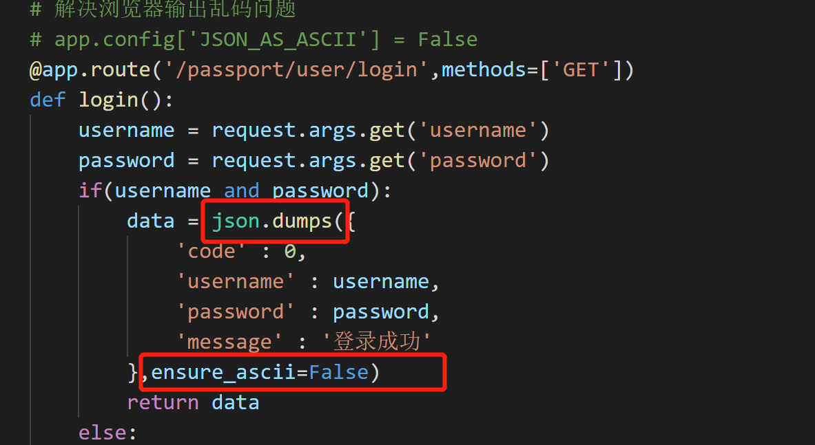 python flask浏览器输出中文乱码问题解决_flask 中文乱码CSDN博客