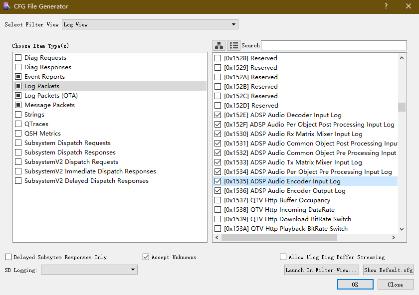 Audio PCM数据流 Qxdm log抓取，Qcat解析相关_audio path qxdm pro log codesCSDN博客