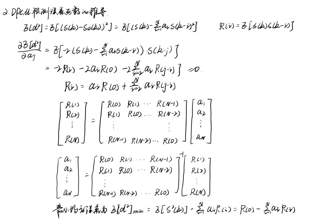 Lloyd-Max标量量化器条件和线性预测器最小均方误差的推导_lloyd-max quantizer-CSDN博客