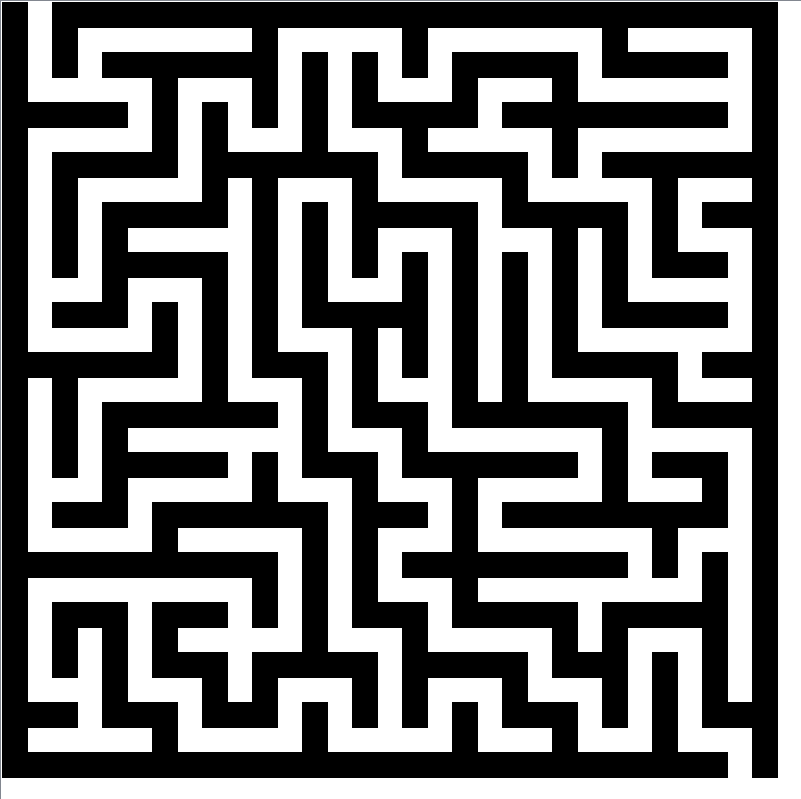 随机迷宫的生成与求解