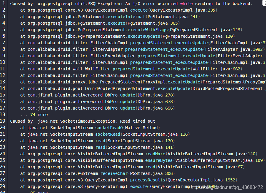 异常 java.net.SocketTimeoutException: Read timed out_readtimeoutexception ...