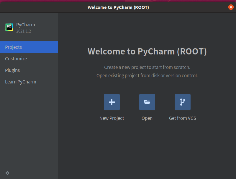 Ubuntu 20 04 Pycharm 2020 1 2 mr bai ubuntu20 04 pycharm 