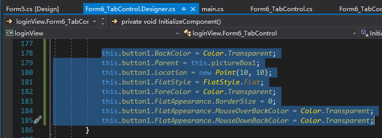 WinForm 将按钮背景设置为pictureBox1的背景-CSDN博客