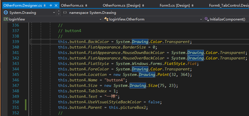 WinForm 将按钮背景设置为pictureBox1的背景-CSDN博客
