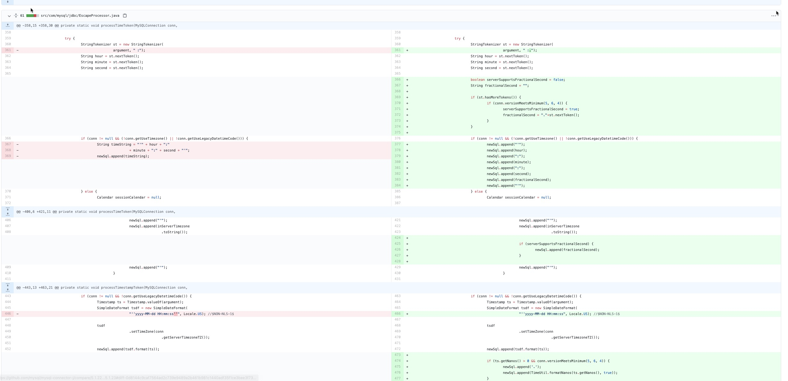 MySQL时间戳精度
