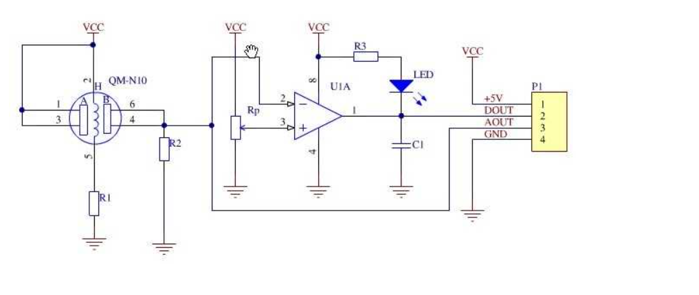 shineblinkmq3酒精浓度探测