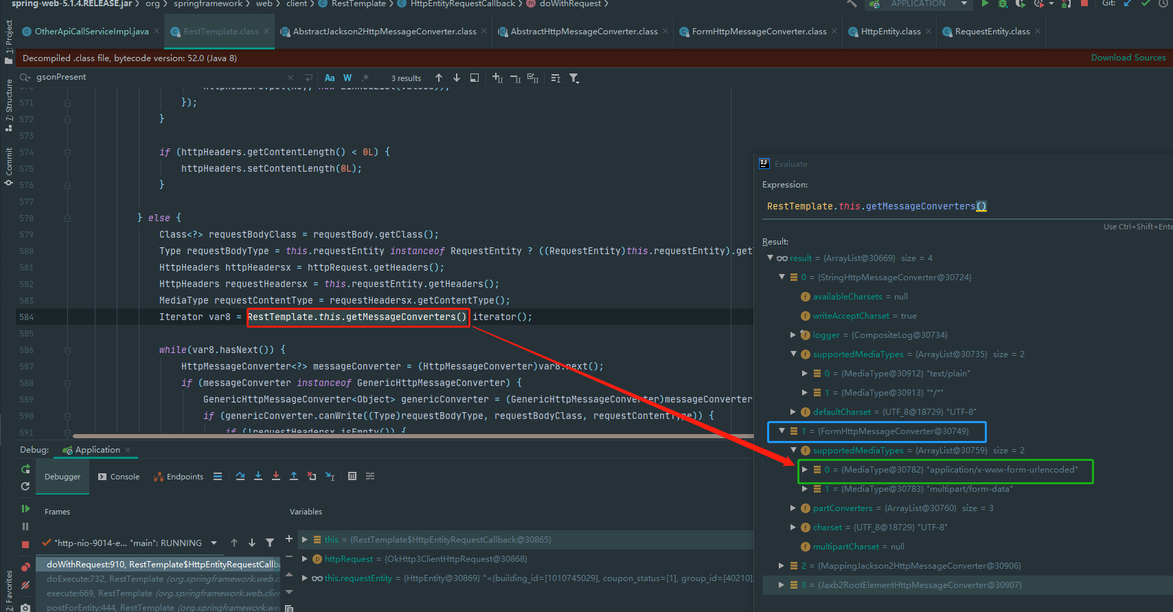 Springboot RestTemplate Post postForEntity application x www form urlencoded resttemplate 