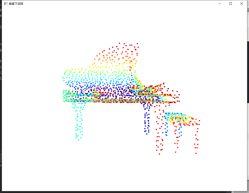 代码：利用python+open3D实现FPS(farthest_point_sample)采样并可视化