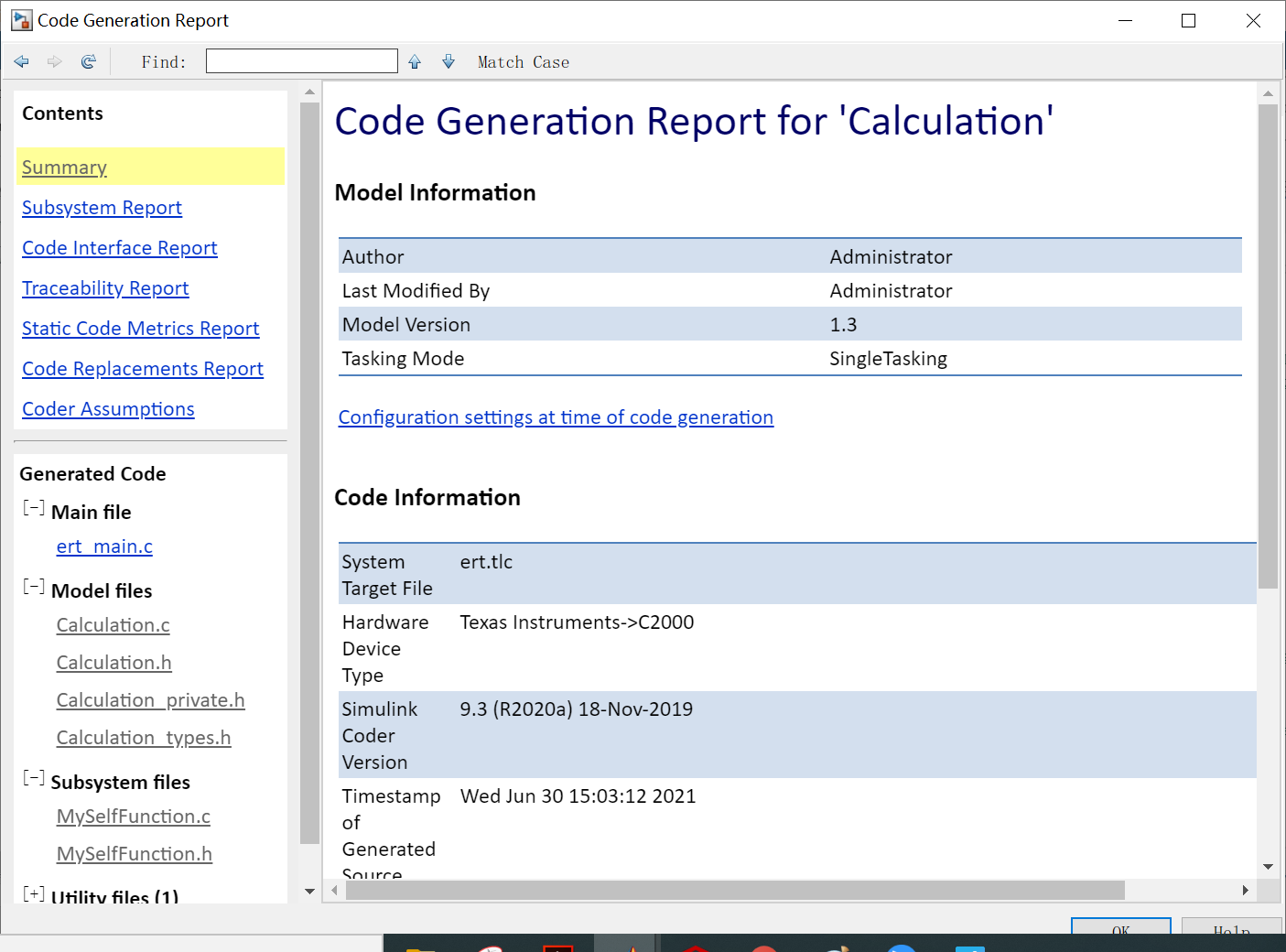 Simulink自动代码生成：Code Generation配置（二）_simulink2018 default patameter ...