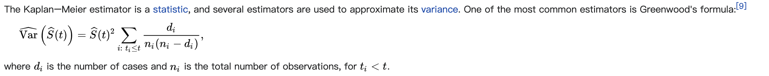 Kaplan–Meier estimator 介绍