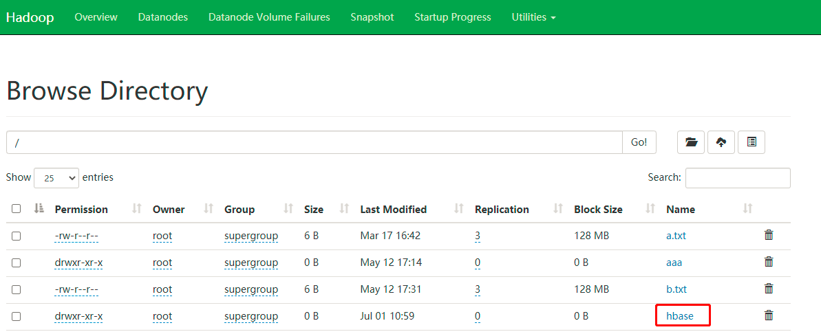 Hbase页面报错：org.apache.hadoop.hbase.PleaseHoldException: Master Is ...