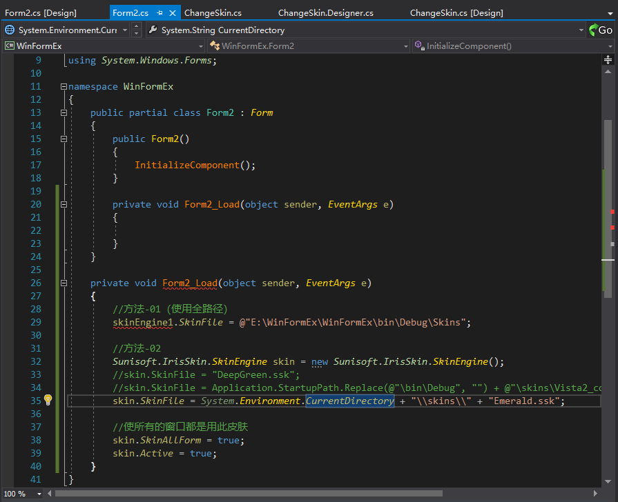 Error CS0116 A namespace cannot directly contain members such as fields or methods