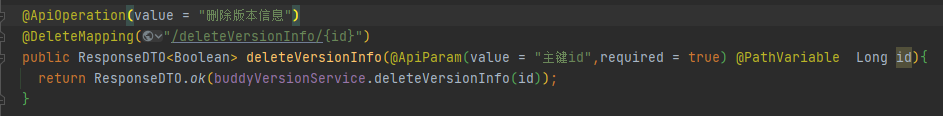 SpingBoot报错Missing URI template variable ‘id‘ for method parameter of type Long