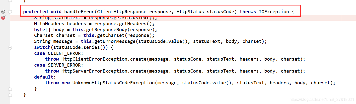 使用RestTemplate请求报出HttpClientErrorException异常并获取不到返回body数据_bad request ...