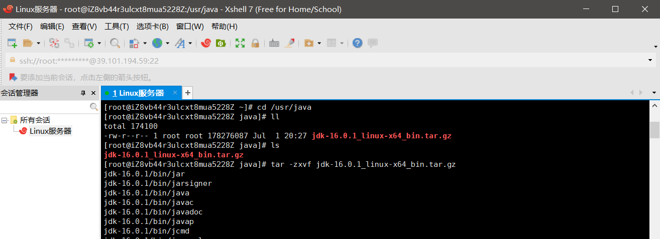 Linux系统下配置Java环境_linux配置java-CSDN博客