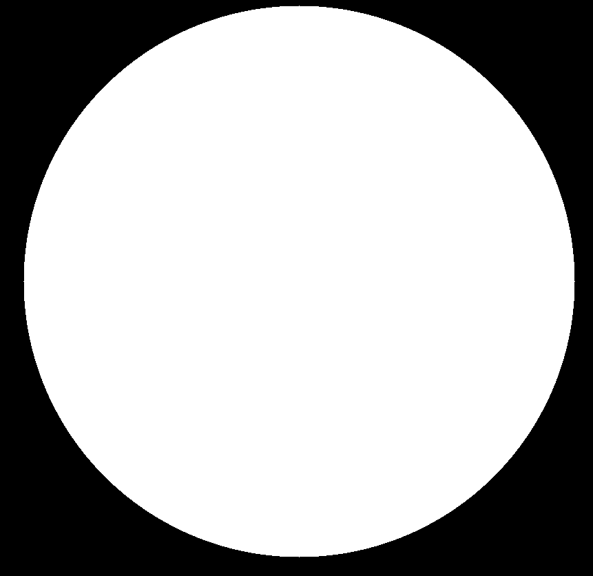 灰度图上用opencv circle画圆形掩膜