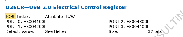 USB2.0 register
