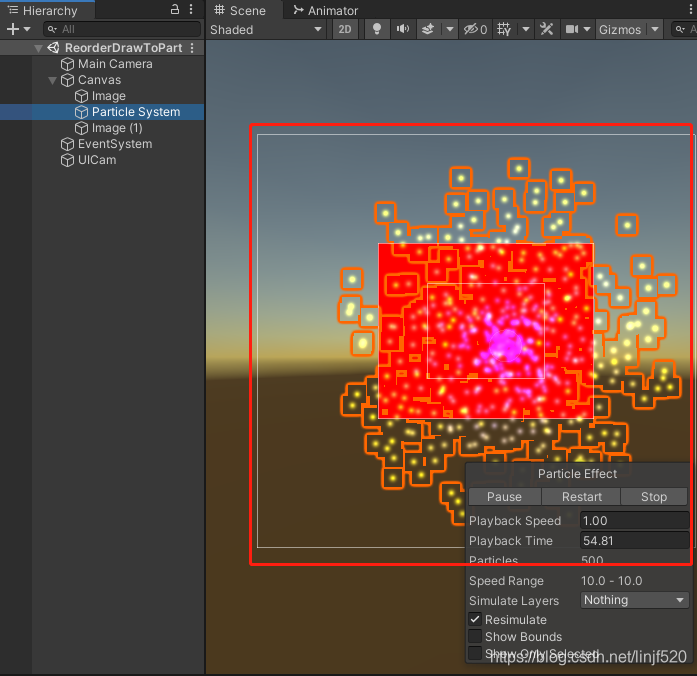 Unity - 搬砖日志 - UI & ParticleSystem 绘制排序的相关设置_uiparticlesystem-CSDN博客
