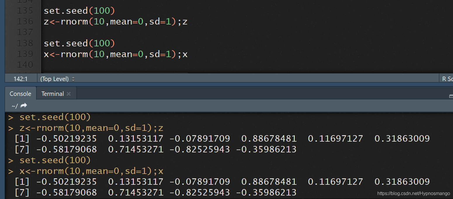 在R中set.seed()用法_不使用set.seed() r 什么用-CSDN博客