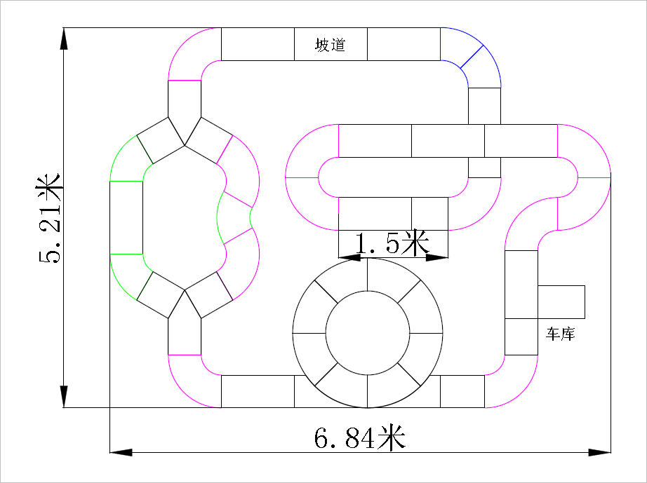 ▲ 图2.1 预赛赛道规格