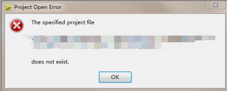 ISE使用中无法打开已有工程的问题