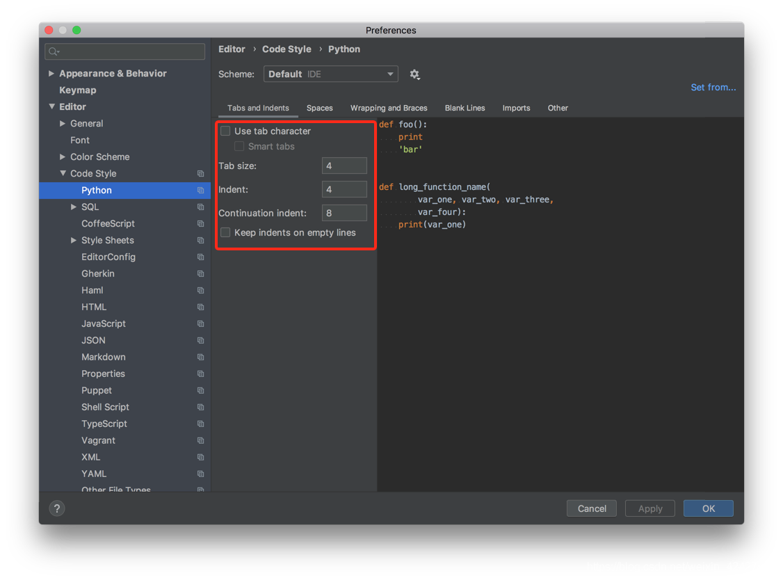 pycharm 把制表符Tab转换为空格 python PEP8