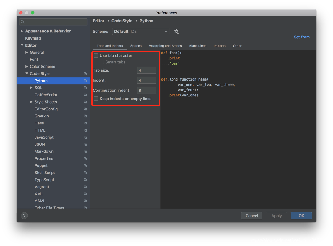 pycharm 把制表符Tab转换为空格 python PEP8