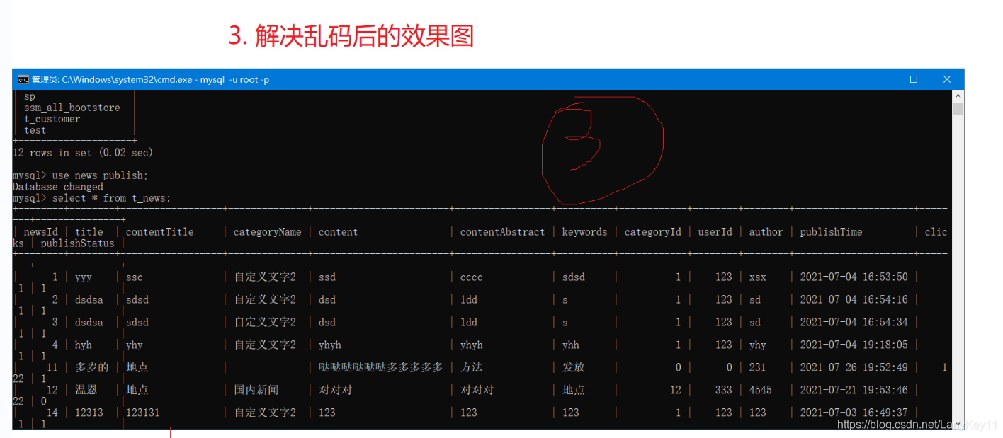 解决乱码后的效果图