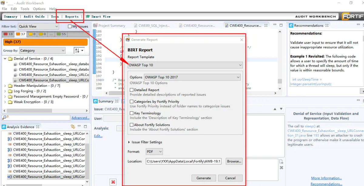 Fortify介绍及使用教程_c# 读取fortify文件-CSDN博客