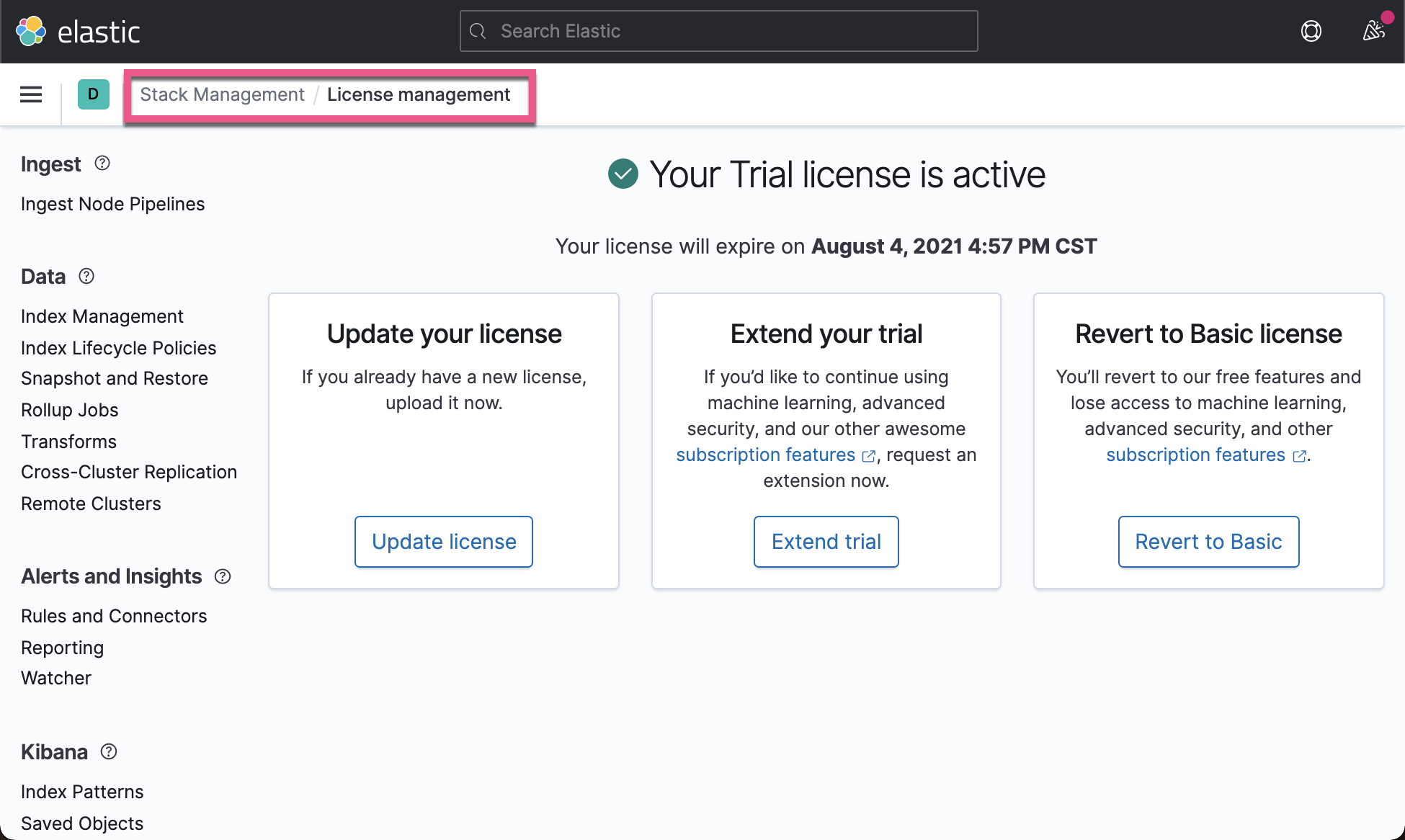 Elasticsearch：开始使用 Watcher_elasticsearch watcherCSDN博客