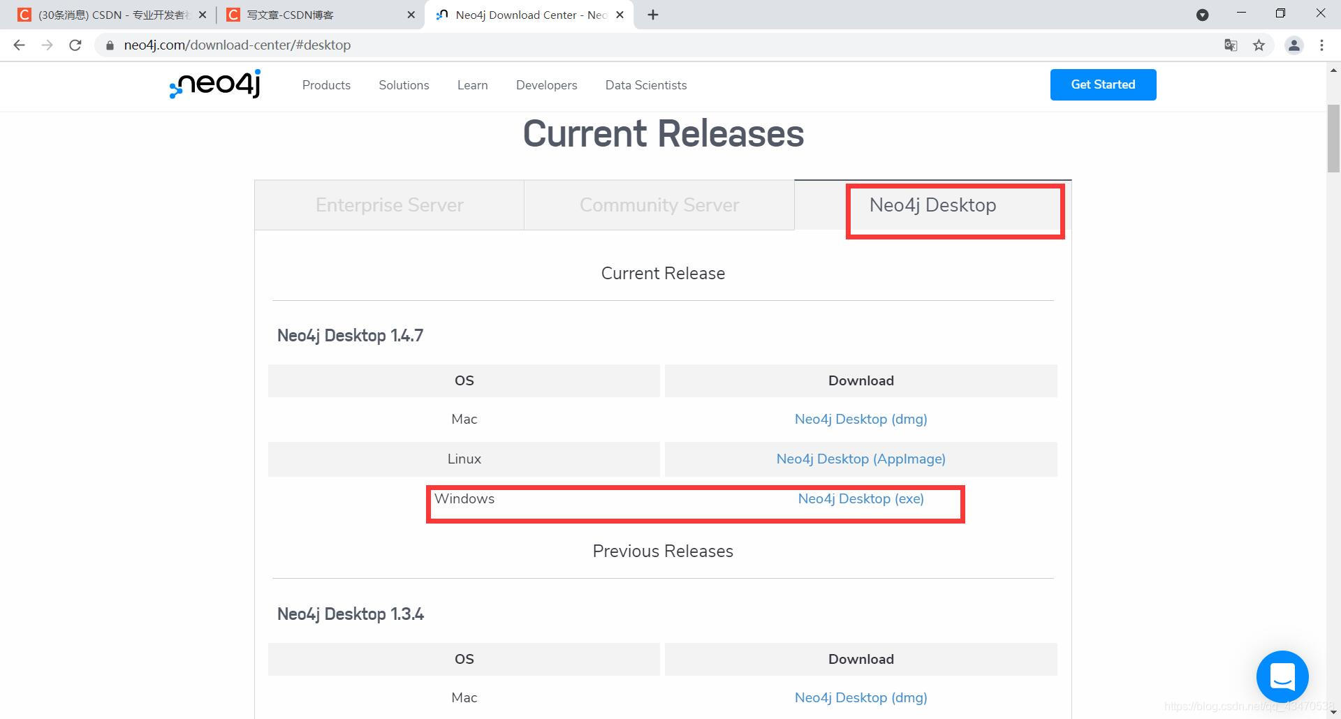 Neo4j下载_neo4j desktop旧版本下载-CSDN博客