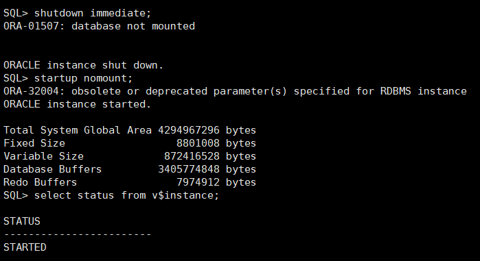 oracle assignment status type