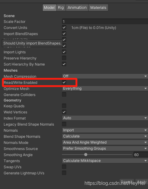 Find the corresponding Fbx and open this option